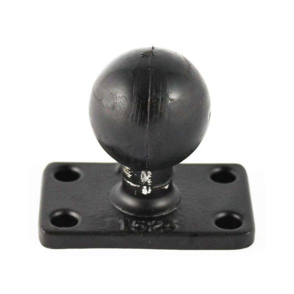 RAM Mounting Systems RAM Mount 1.5" x 2.5" Rectangle Base w/1.5" Ball [RAM-202U-1525] MyGreenOutdoors