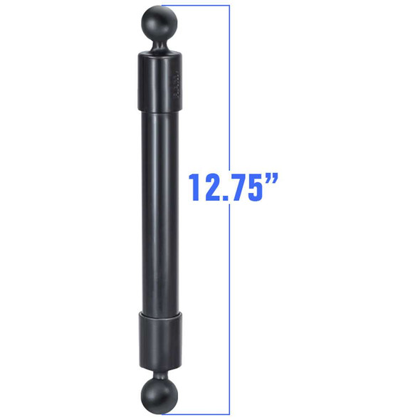 RAM Mounting Systems RAM Mount 12.75" Long Extension Pole w/2 1" Balls [RAP-BB-230-14U] MyGreenOutdoors