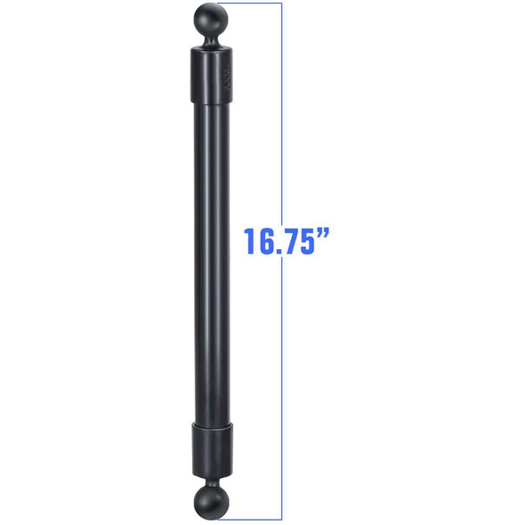 RAM Mounting Systems RAM Mount 16.75" Long Extension Pole with 2 1" Diameter Ball Ends [RAP-BB-230-18U] MyGreenOutdoors