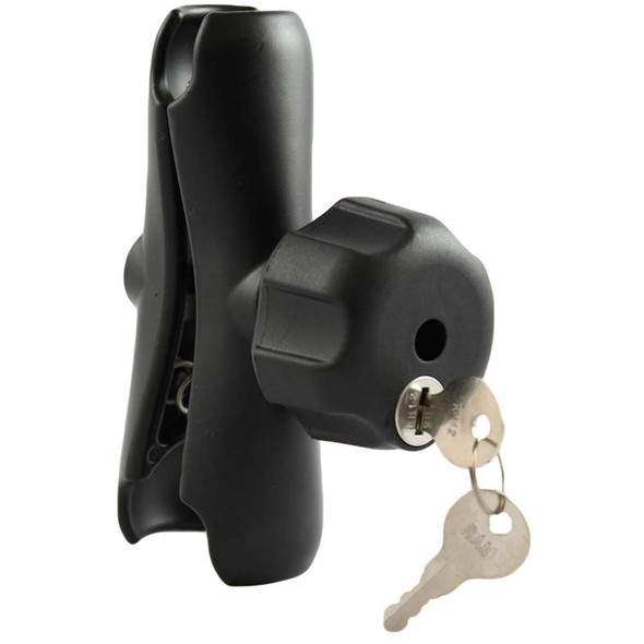 RAM Mounting Systems RAM Mount Double Socket Arm w/Locking Knob f/1.5" Ball Bases [RAM-201LU] MyGreenOutdoors