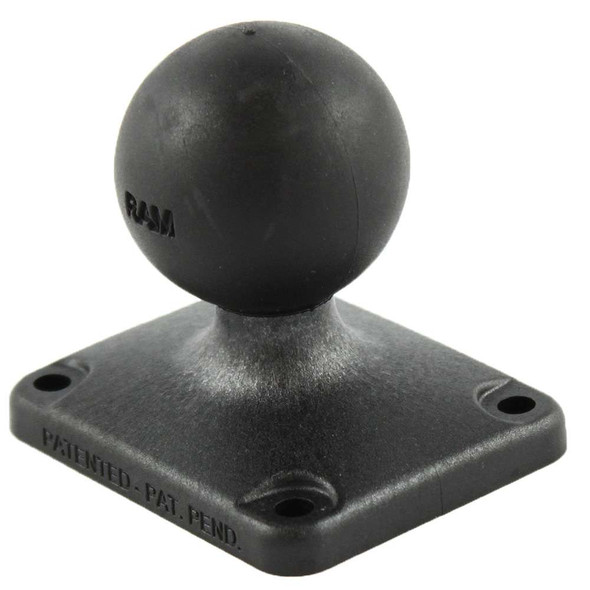 RAM Mounting Systems RAM Mount 2" x 2.5" Rectangle Composite Base w/1.5" Ball [RAP-202U-225] MyGreenOutdoors