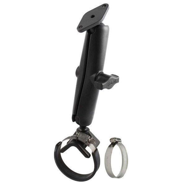 RAM Mounting Systems RAM Mount Strap Mount w/Long Arm & Diamond Base [RAM-B-108-C-238] MyGreenOutdoors