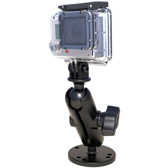 RAM Mounting Systems RAM Mount 1" Ball Mount w/Custom GoPro Hero Adapter [RAM-B-138-GOP1U] MyGreenOutdoors