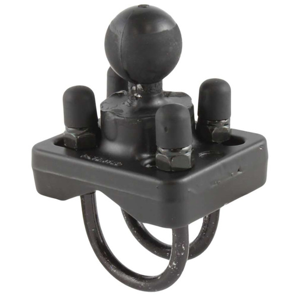 RAM Mounting Systems RAM Mount Double U-Bolt Base w/1" Ball f/Rails from 0.75" to 1.25" Diameter [RAM-B-235U] MyGreenOutdoors