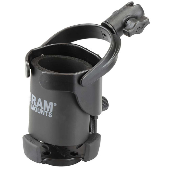 RAM Mounting Systems RAM Mount Level Cup XL w/Single Socket for B Size 1" Ball [RAP-B-417-200-1U] MyGreenOutdoors