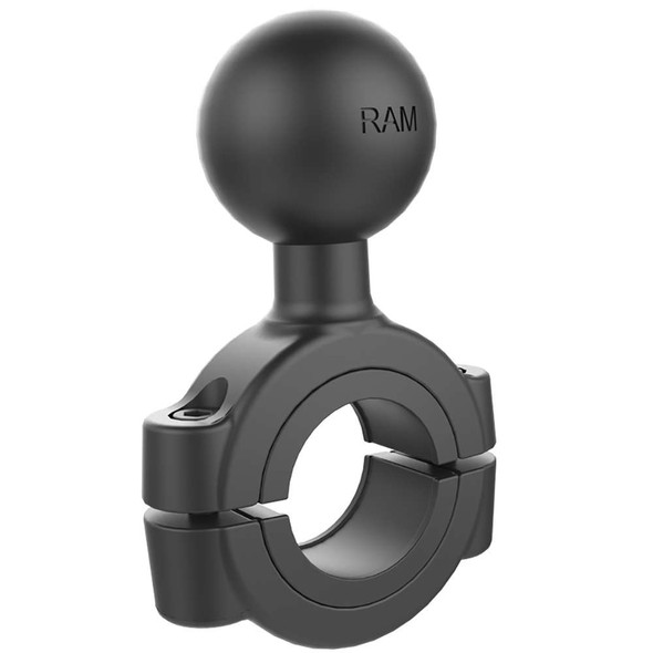 RAM Mounting Systems RAM Mount Torque 1-1/8" - 1-1/2" Diameter Handlebar/Rail Base with C Size 1.5" Ball [RAM-408-112-15U] MyGreenOutdoors