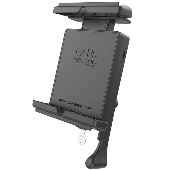 RAM Mounting Systems RAM Mount Tab-Lock Locking Cradle f/Apple iPad mini 1-3 w/Case, Skin Sleeve [RAM-HOL-TABL12U] MyGreenOutdoors