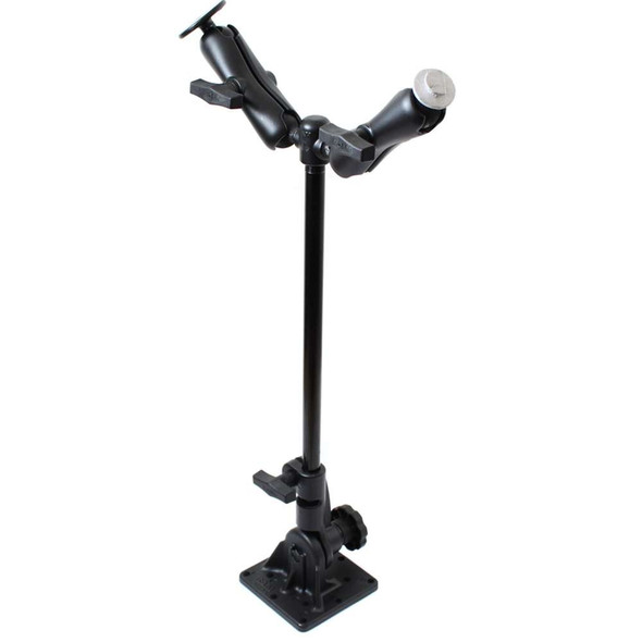 RAM Mounting Systems RAM Mount Floor Mount w/Velociti Ratchet Base [RAM-101U-VE2] MyGreenOutdoors