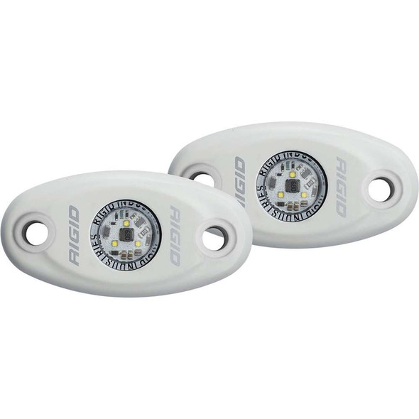 Rigid Industries RIGID Industries A-Series White Low Power LED Light Pair - Cool White [482153] MyGreenOutdoors