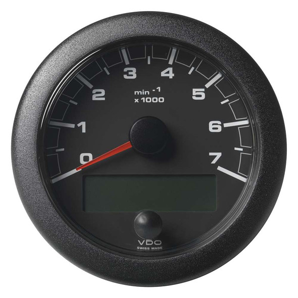 Veratron VDO 3-3/8" (85mm) OceanLink NMEA 2000 Tach - 7000 RPM - Black Dial Bezel [A2C1065810001] MyGreenOutdoors