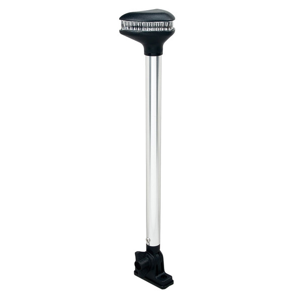 Perko Perko Stealth Series - L.E.D. Fold Down White All-Round Light - Vertical Mount - 13-3/8" [1639DP0CHR] 1639DP0CHR MyGreenOutdoors