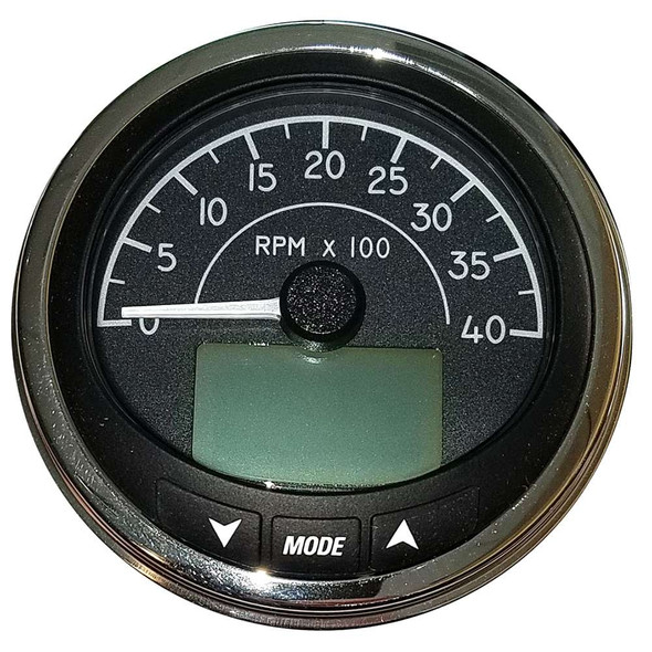 Faria Beede Instruments Faria 4" Tachometer (4000 RPM) J1939 Compatible w/o Pressure Port - Euro Black w/Stainless Steel Bezel [MGT059] MyGreenOutdoors