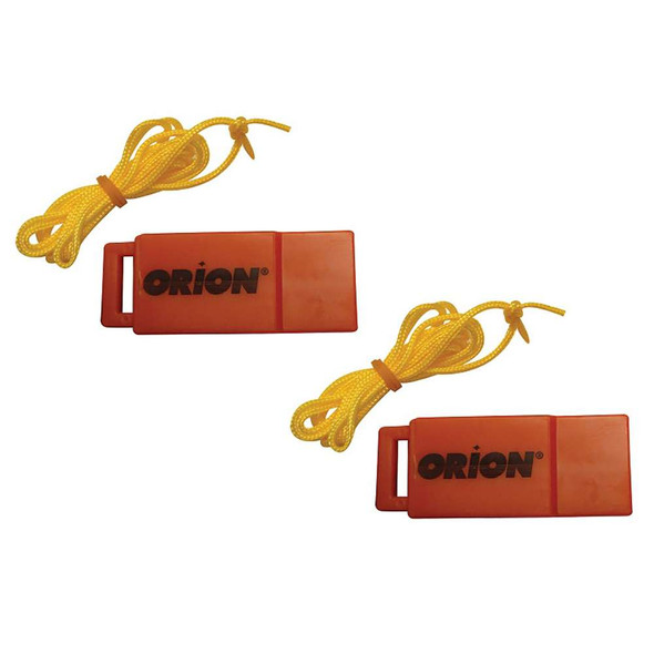 Orion Orion Safety Whistle w/Lanyards - 2-Pack [676] MyGreenOutdoors