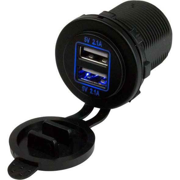 Sea-Dog Sea-Dog Dual USB Power Socket [426515-1] MyGreenOutdoors