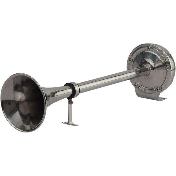Sea-Dog Sea-Dog MaxBlast Stainless Steel Trumpet 12V Horn - Single [431510-1] MyGreenOutdoors