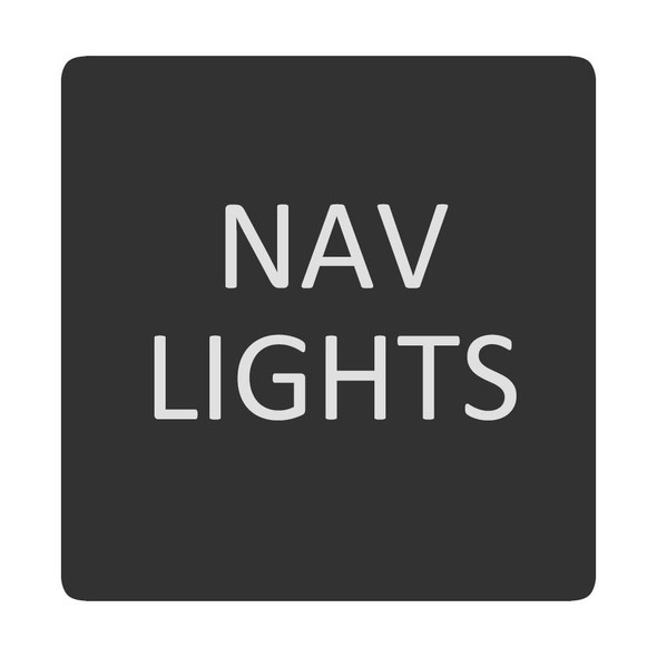 Blue Sea Systems Blue Sea 6520-0327 Square Format Nav Lights Label [6520-0327] MyGreenOutdoors