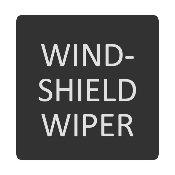 Blue Sea Systems Blue Sea 6520-0449 Square Format Windshield Washer Label [6520-0449] MyGreenOutdoors