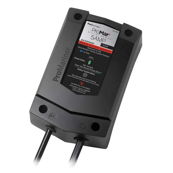 ProMariner ProMariner ProMar1 DS Digital - 5 Amp - 1 Bank Charger [31505] MyGreenOutdoors