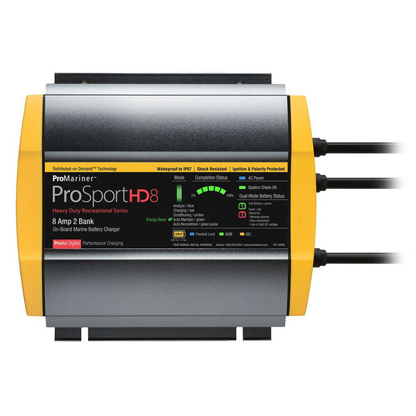 ProMariner ProMariner ProSportHD 8 Gen 4 - 8 Amp - 2 Bank Battery Charger [44008] MyGreenOutdoors