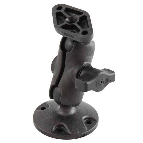 RAM Mounting Systems RAM Mount RAM High-Strength Composite Drill-Down Mount w/Diamond Plate [RAP-B-138-AU] MyGreenOutdoors