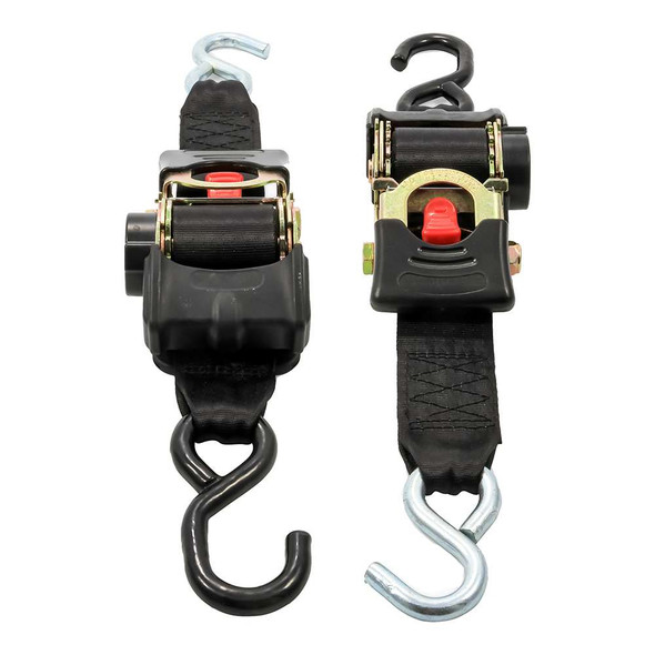 Camco Camco Retractable Tie Down Straps - 2" Width 6 Dual Hooks [50031] MyGreenOutdoors