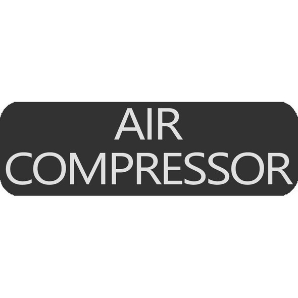 Blue Sea Systems Blue Sea 8063-0025 Large Format Air Compressor Label [8063-0025] MyGreenOutdoors