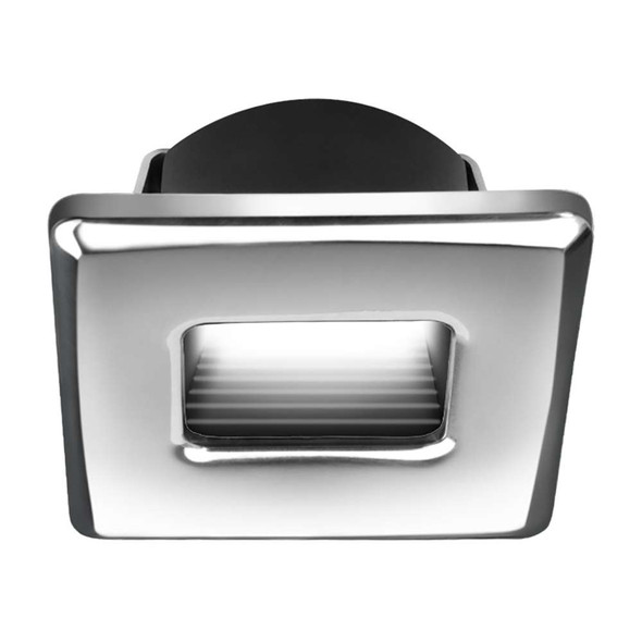 I2Systems Inc i2Systems Ember E1150Z Snap-In - Polished Chrome - Square - Warm White Light [E1150Z-12CAB] MyGreenOutdoors