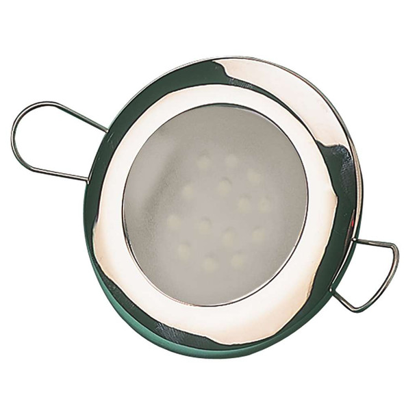 Sea-Dog Sea-Dog LED Overhead Light 2-7/16" - Brushed Finish - 60 Lumens - Frosted Lens - Stamped 304 Stainless Steel [404332-3] MyGreenOutdoors