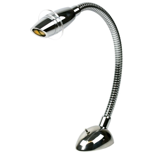 Sea-Dog Sea-Dog Deluxe High Power LED Reading Light Flexible w/Switch - Cast 316 Stainless Steel/Chromed Cast Aluminum [404541-1] MyGreenOutdoors