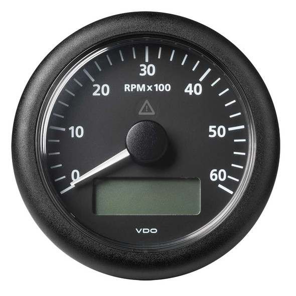 Veratron VDO Marine 3-3/8" (85 mm) ViewLine Tachometer w/Multi-Function Display - 0 to 6000 RPM - Black Dial Bezel [A2C59512393] MyGreenOutdoors
