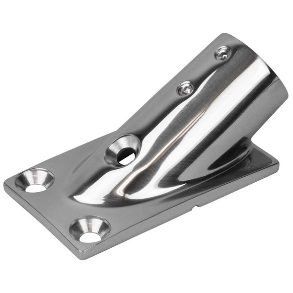 Sea-Dog Sea-Dog Rail Base Fitting Rectangular Base 30 316 Stainless Steel - 1-7/8" x 3-3/16" - 1" OD [281301-1] MyGreenOutdoors