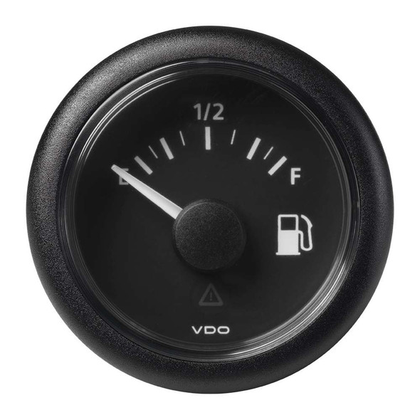 Veratron VDO Marine 2-1/16" (52mm) ViewLine Fuel Level Gauge Empty-Full - 8-32V - 0-90 OHM - Black Dial Round Bezel [A2C59514085] MyGreenOutdoors