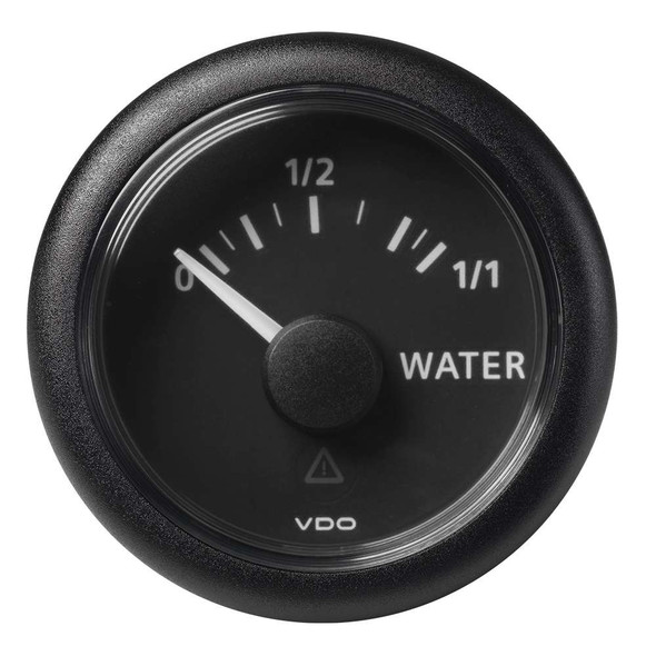 Veratron VDO Marine 2-1/16" (52mm) ViewLine Fresh Water Resistive 0-1/1 - 8-32V - 3-180 OHM - Black Dial Round Bezel [A2C59514097] MyGreenOutdoors