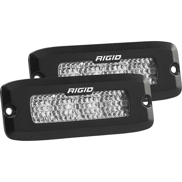 Rigid Industries RIGID Industries SR-Q Series PRO Spot Diffused LED - Flush Mount - Pair - Black [925513BLK] MyGreenOutdoors