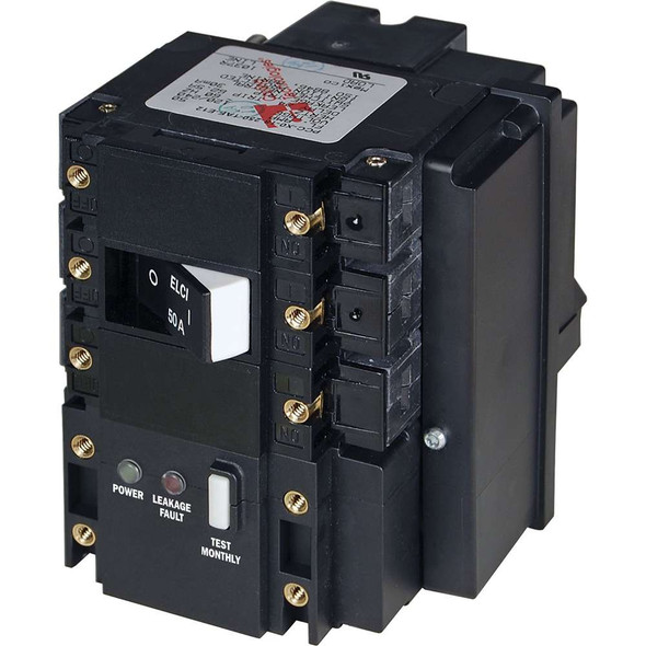 Blue Sea Systems Blue Sea C-Series ELCI Main Circuit Breaker - 120/240V AC 50A [3104] MyGreenOutdoors