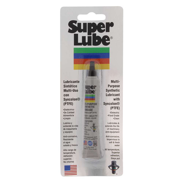 Super Lube Super Lube Multi-Purpose Synthetic Grease w/Syncolon (PTFE) - .5oz Tube [21010] MyGreenOutdoors