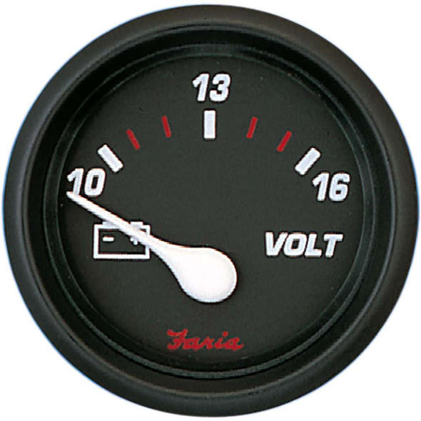 Faria Beede Instruments Faria Professional Red 2" Voltmeter [14605] MyGreenOutdoors