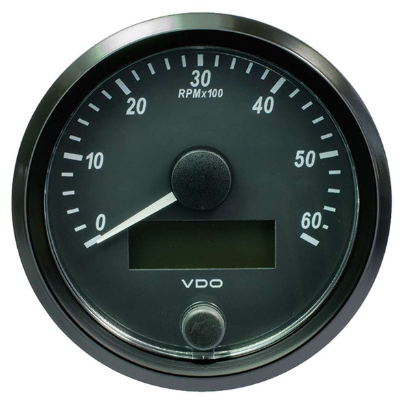 VDO VDO SingleViu 80mm (3-1/8") Tachometer - 6,000 RPM [A2C3833010030] MyGreenOutdoors