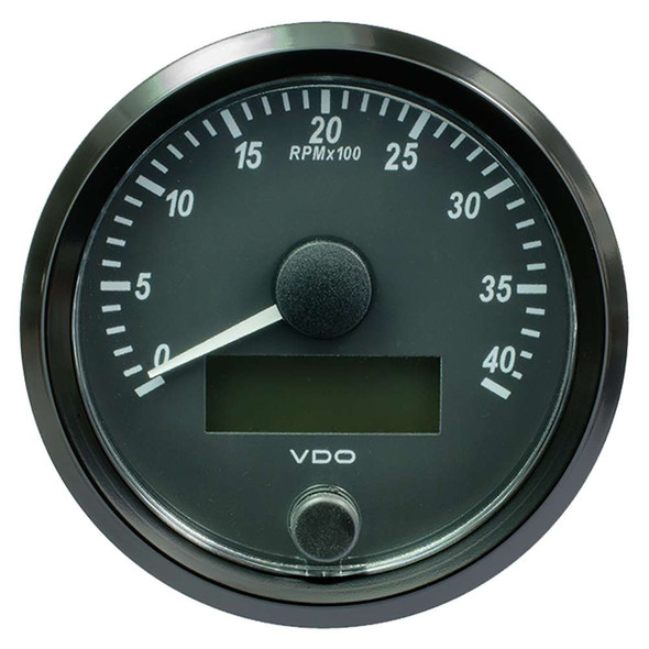 VDO VDO SingleViu 80mm (3-1/8") Tachometer - 4,000 RPM [A2C3832990030] MyGreenOutdoors