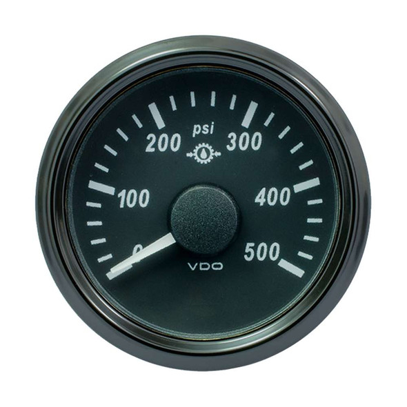 VDO VDO SingleViu 52mm (2-1/16") Gear Pressure Gauge - 500 PSI - 0-4.5V [A2C3832740030] MyGreenOutdoors