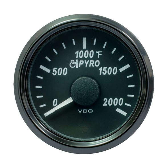 VDO VDO SingleViu 52mm (2-1/16") Exhaust Gas Temp. Gauge - 2000F [A2C3833040030] MyGreenOutdoors