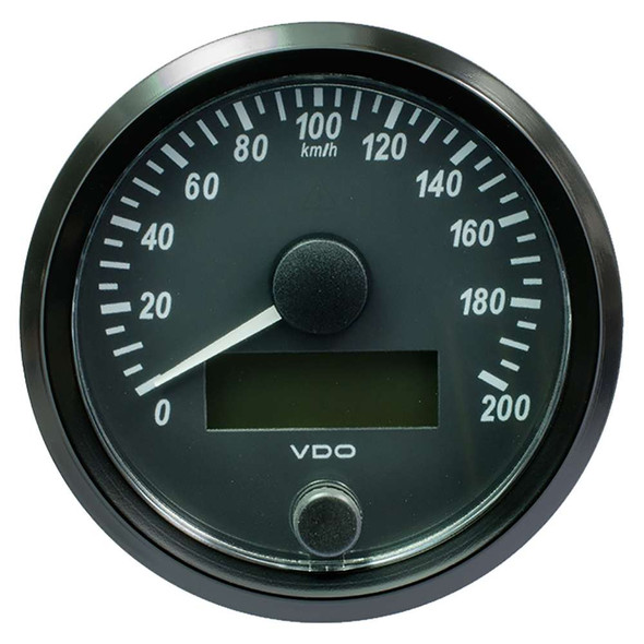 VDO VDO SingleViu 80mm (3-1/8") Speedometer - 200 KM/H [A2C3832940030] MyGreenOutdoors