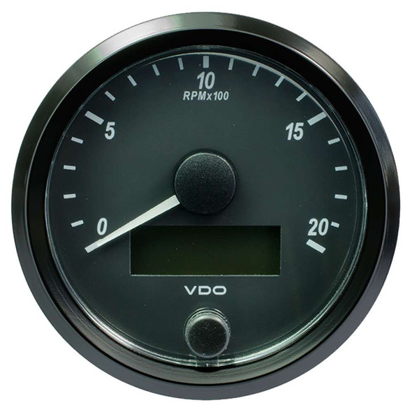 VDO VDO SingleViu 80mm (3-1/8") Tachometer - 2000 RPM [A2C3832960030] MyGreenOutdoors