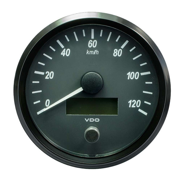 VDO VDO SingleViu 100mm (4") Speedometer - 120 KM/H [A2C3832860030] MyGreenOutdoors