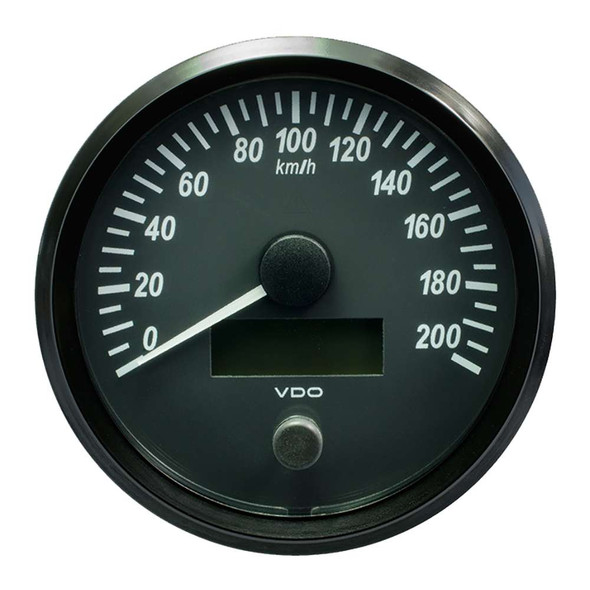 VDO VDO SingleViu 100mm (4") Speedometer - 200 KM/H [A2C3832840030] MyGreenOutdoors