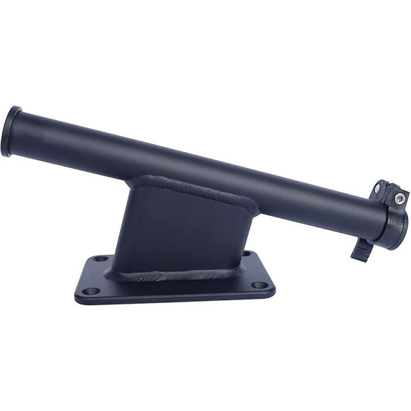 Panther Products Panther 5" Set Back Transom Mount Bracket - Black - Powder Coat [KPS50B] MyGreenOutdoors