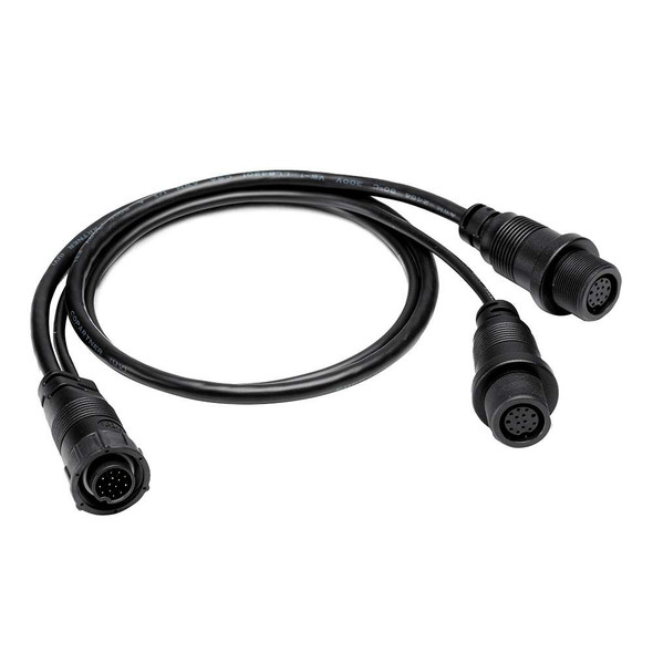 Humminbird Humminbird 14 M SILR Y - SOLIX/APEX Side Imaging 2D Splitter Dual Side Image Adapter Cable - 30" [720112-1] MyGreenOutdoors