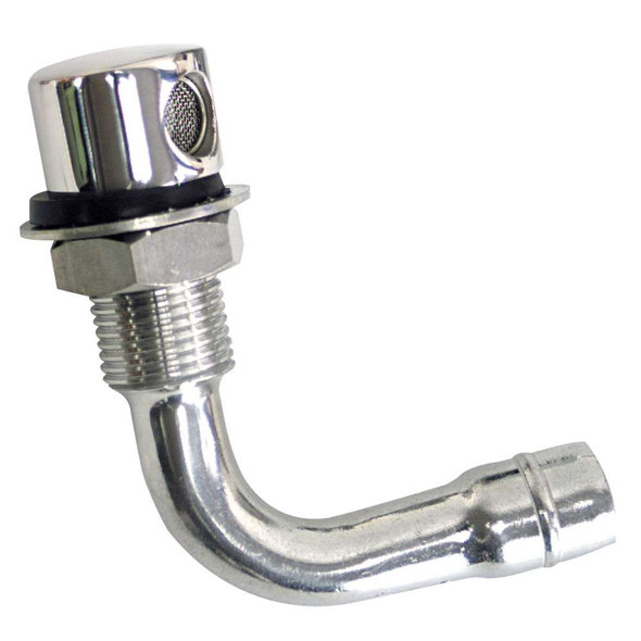 Whitecap Whitecap Fuel Vent - Round Head, 90 Degree, 5/8" Hose [6023C] 6023C MyGreenOutdoors