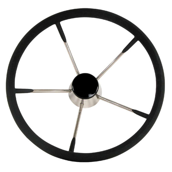 Whitecap Whitecap Destroyer Steering Wheel - Black Foam - 13-1/2" Diameter [S-9003B] S-9003B MyGreenOutdoors