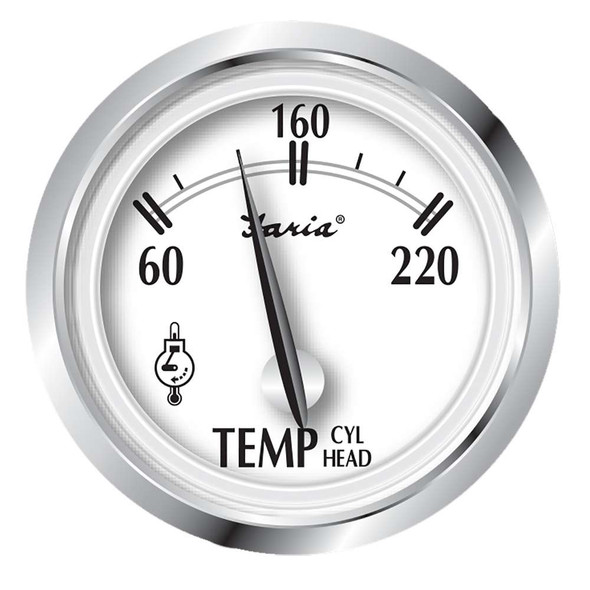 Faria Beede Instruments Faria Newport SS 2" Cylinder Head Temperature Gauge w/Sender - 60 to 220 F [25011] MyGreenOutdoors